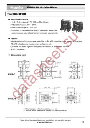 UU10LFNP-B682 datasheet  